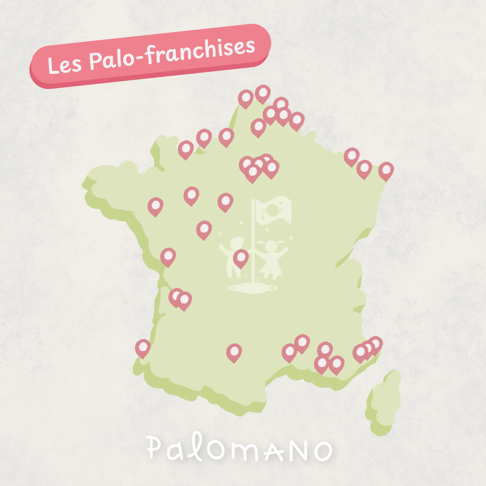 Carte des implantations Palomano
