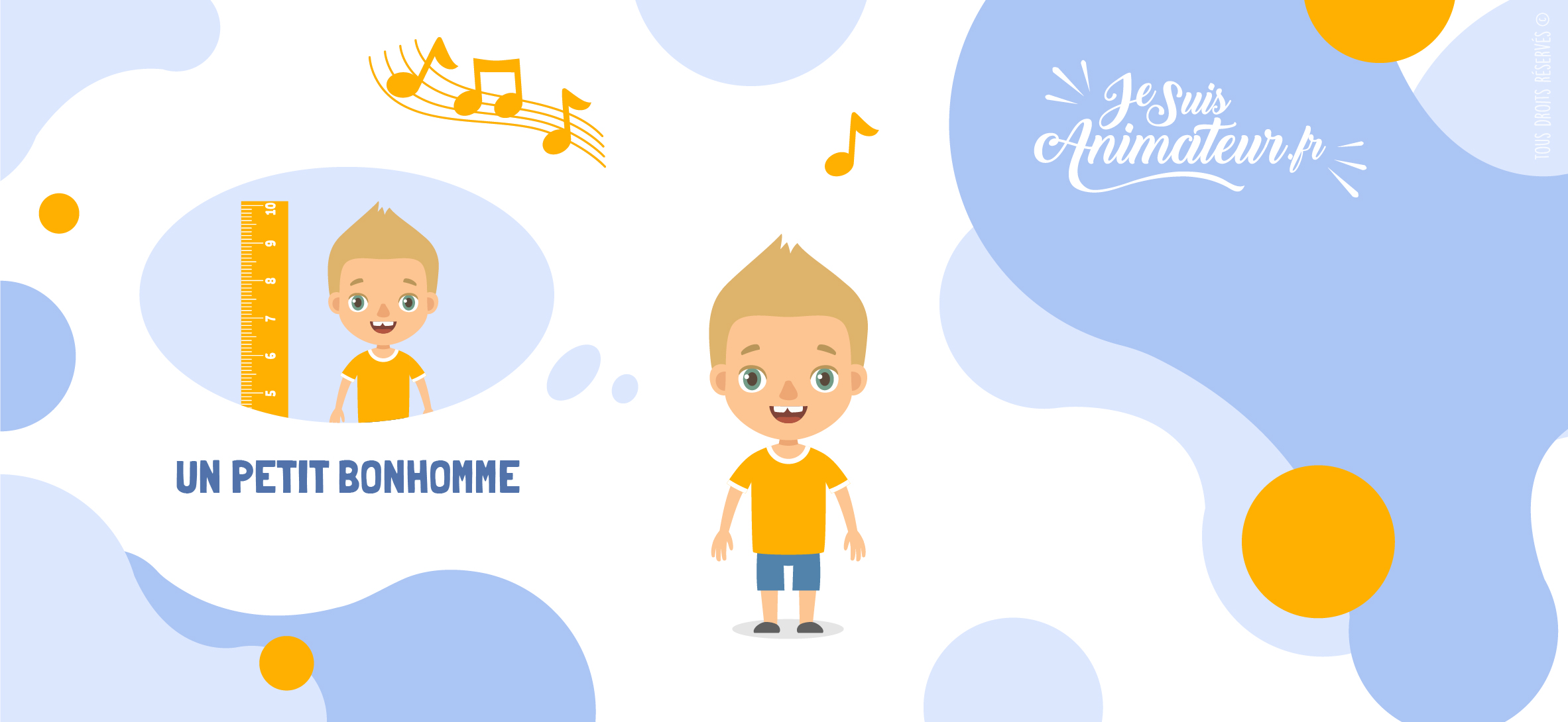 🤗 Comptine pour enfants ➡ « C'est un petit bonhomme »