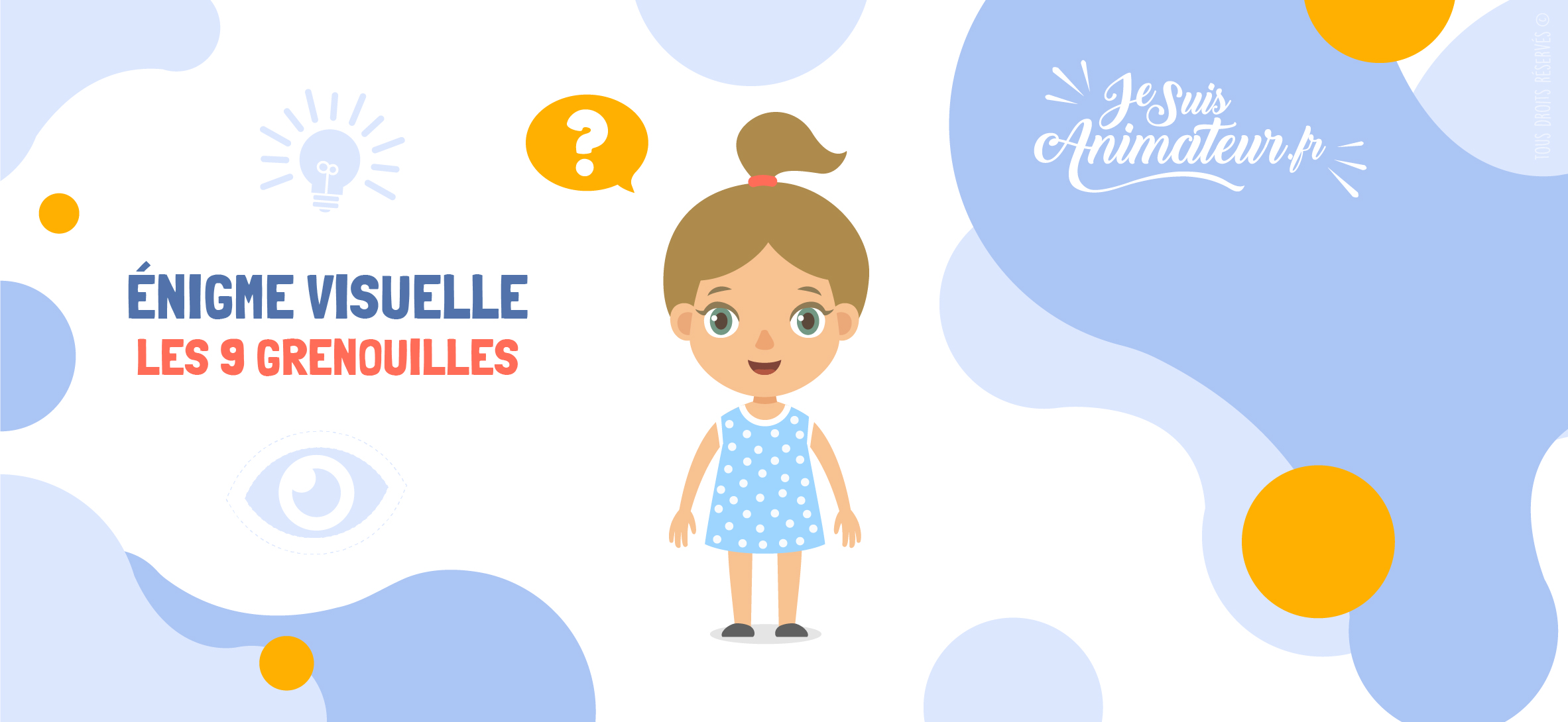 Saurez-vous résoudre l&#039;énigme visuelle « isoler les grenouilles » ? | JeSuisAnimateur.fr