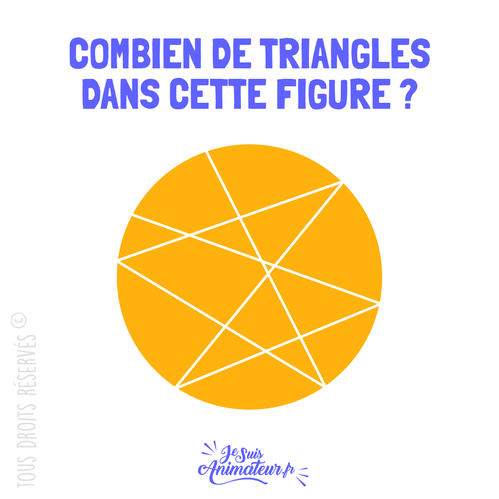Énigme géométrique « combien de triangles » niveau intermédiaire #2