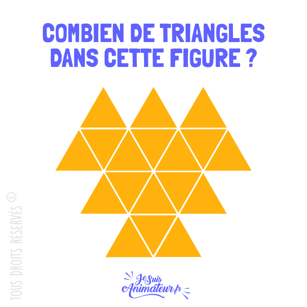 Énigme géométrique « combien de triangles » niveau intermédiaire #3