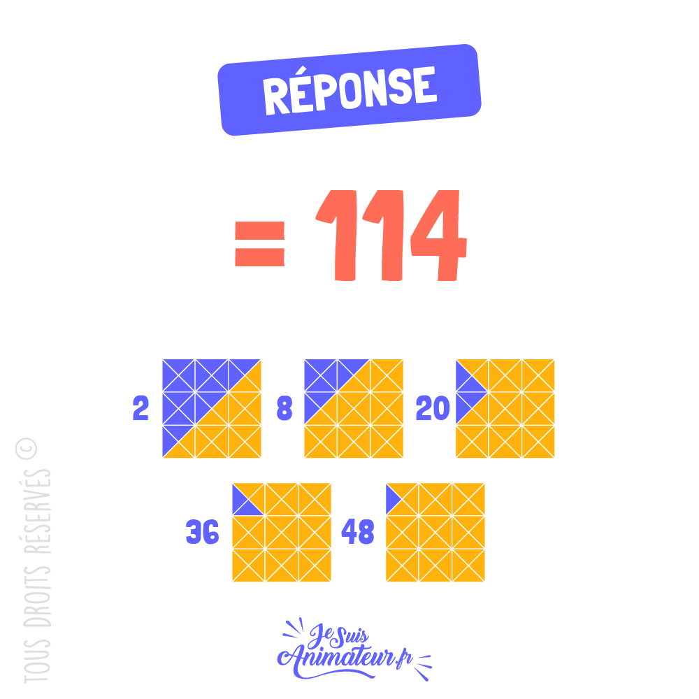 Réponse à l’énigme géométrique « combien de triangles » niveau difficile #3