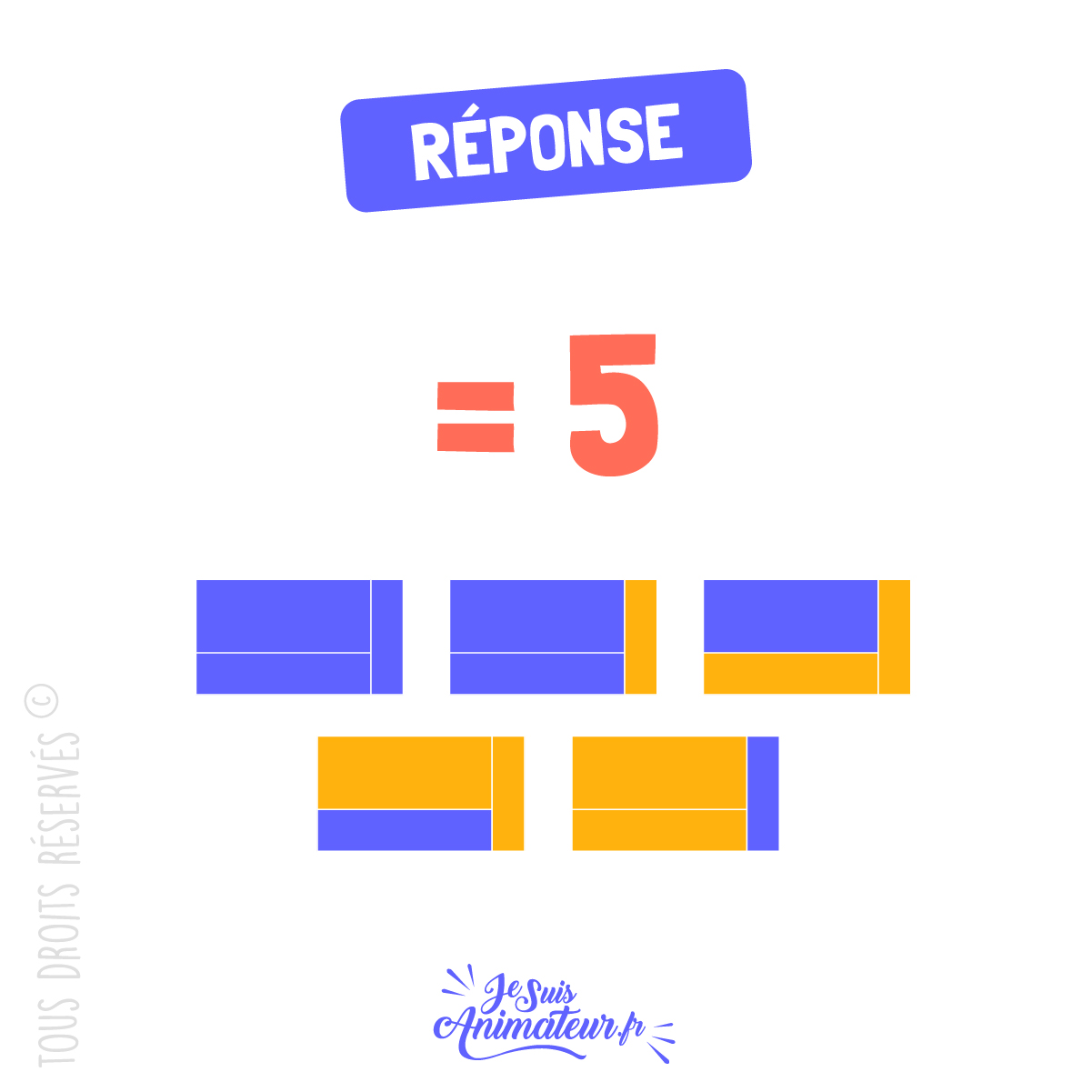 Réponse à l’énigme géométrique « combien de rectangles » niveau très facile #3