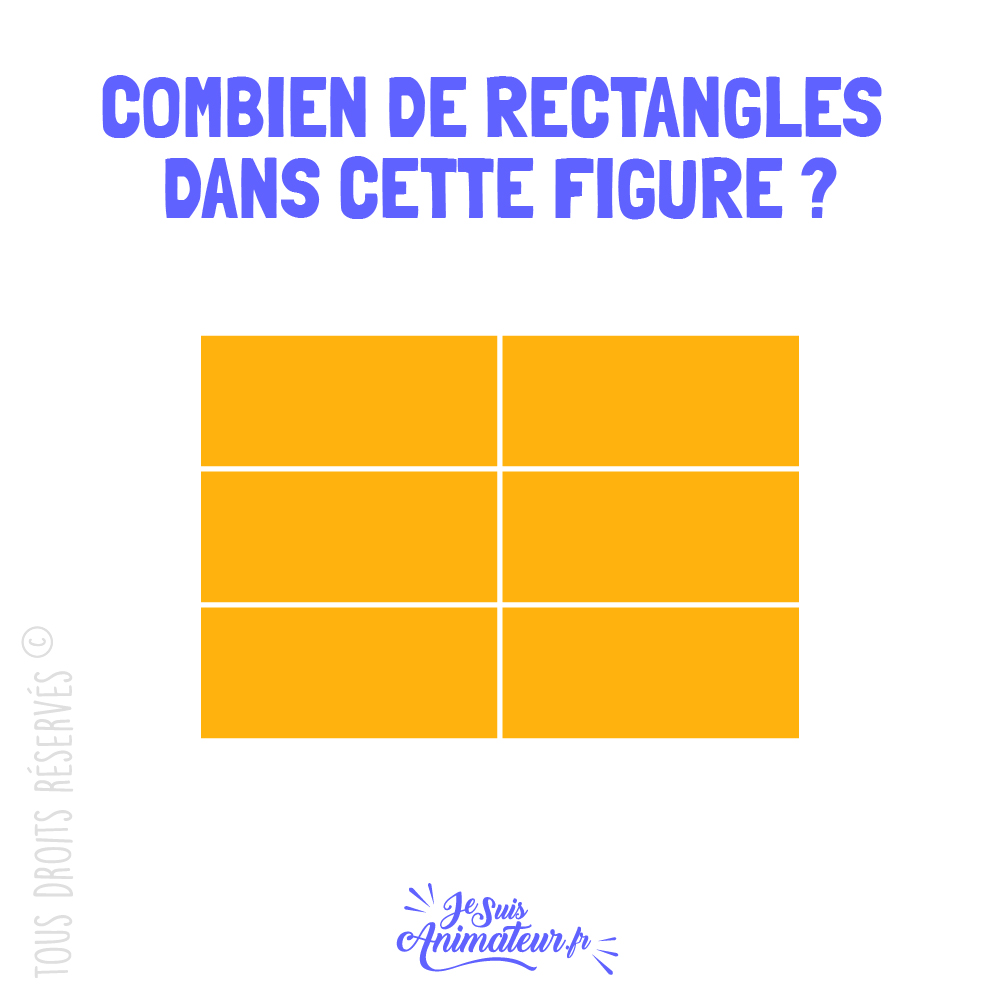 Énigme géométrique « combien de rectangles » niveau intermédiaire #1