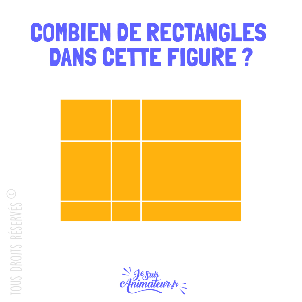 Énigme géométrique « combien de rectangles » niveau intermédiaire #2