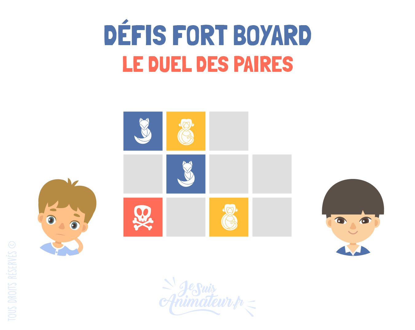 Épreuve fort Boyard « le duel des paires »