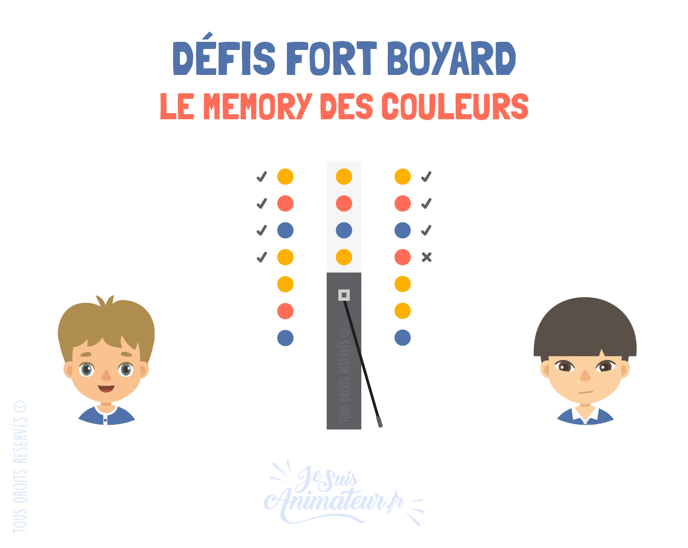 Le jeu des défis Fort Boyard - cartes à imprimer (Pour tous)