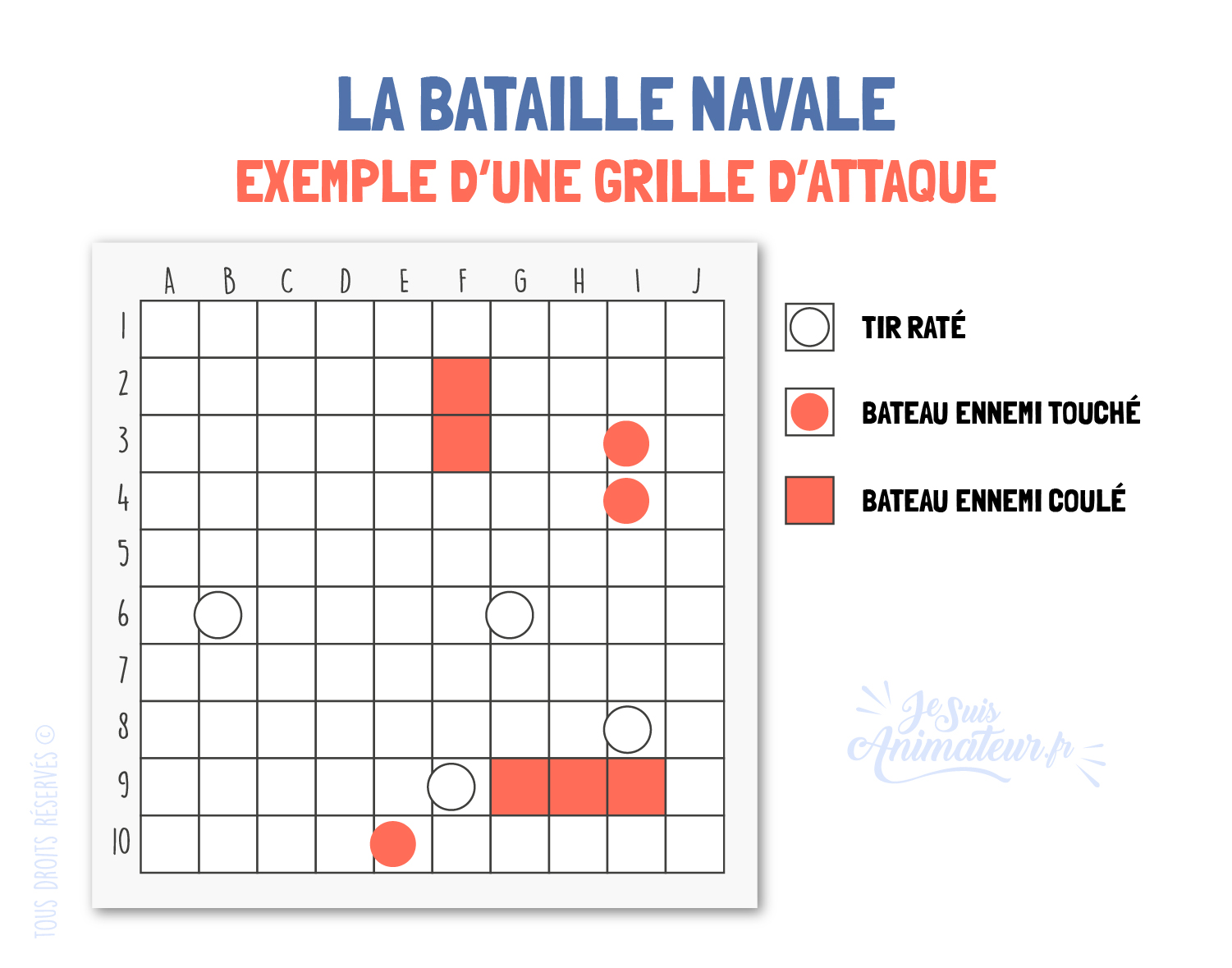 Touché coulé ! - Ressources pour s'amuser ensemble