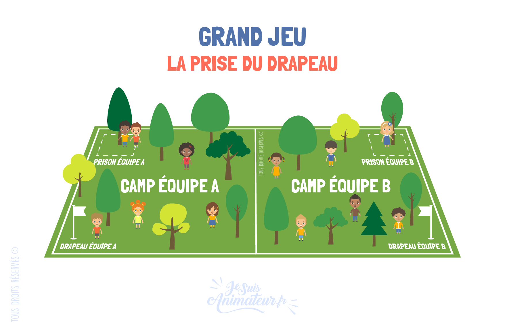 Grand jeu « la prise du drapeau »