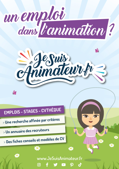 Affiche Emploi - JeSuisAnimateur.fr