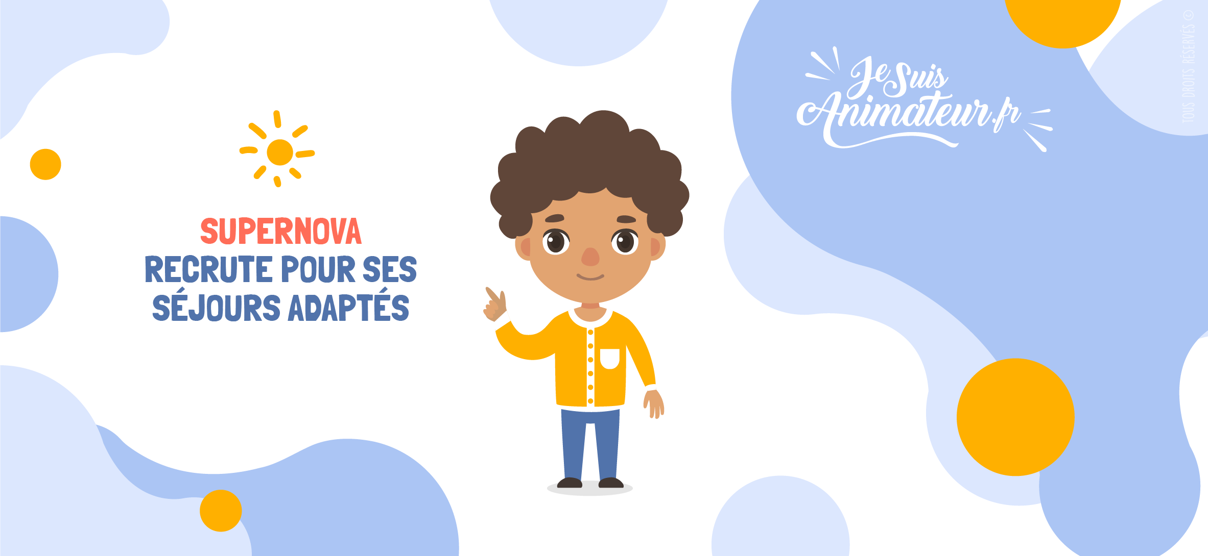 Supernova recrute pour ses séjours adaptés ! | JeSuisAnimateur.fr