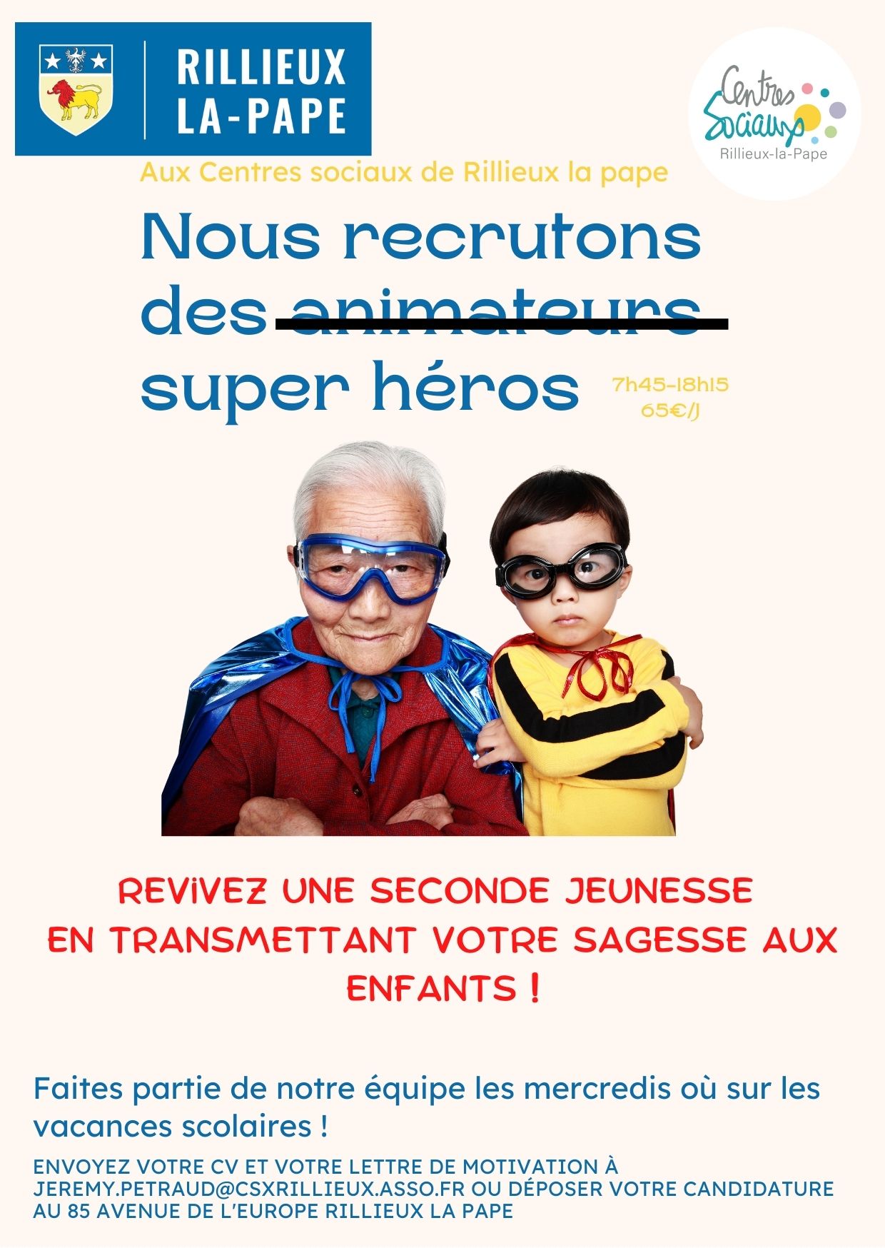 Logo de Centre sociaux rillieux la pape