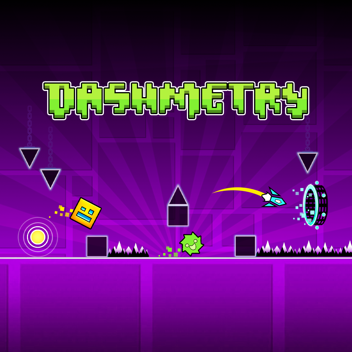 Logo de Geometry Dash Lite