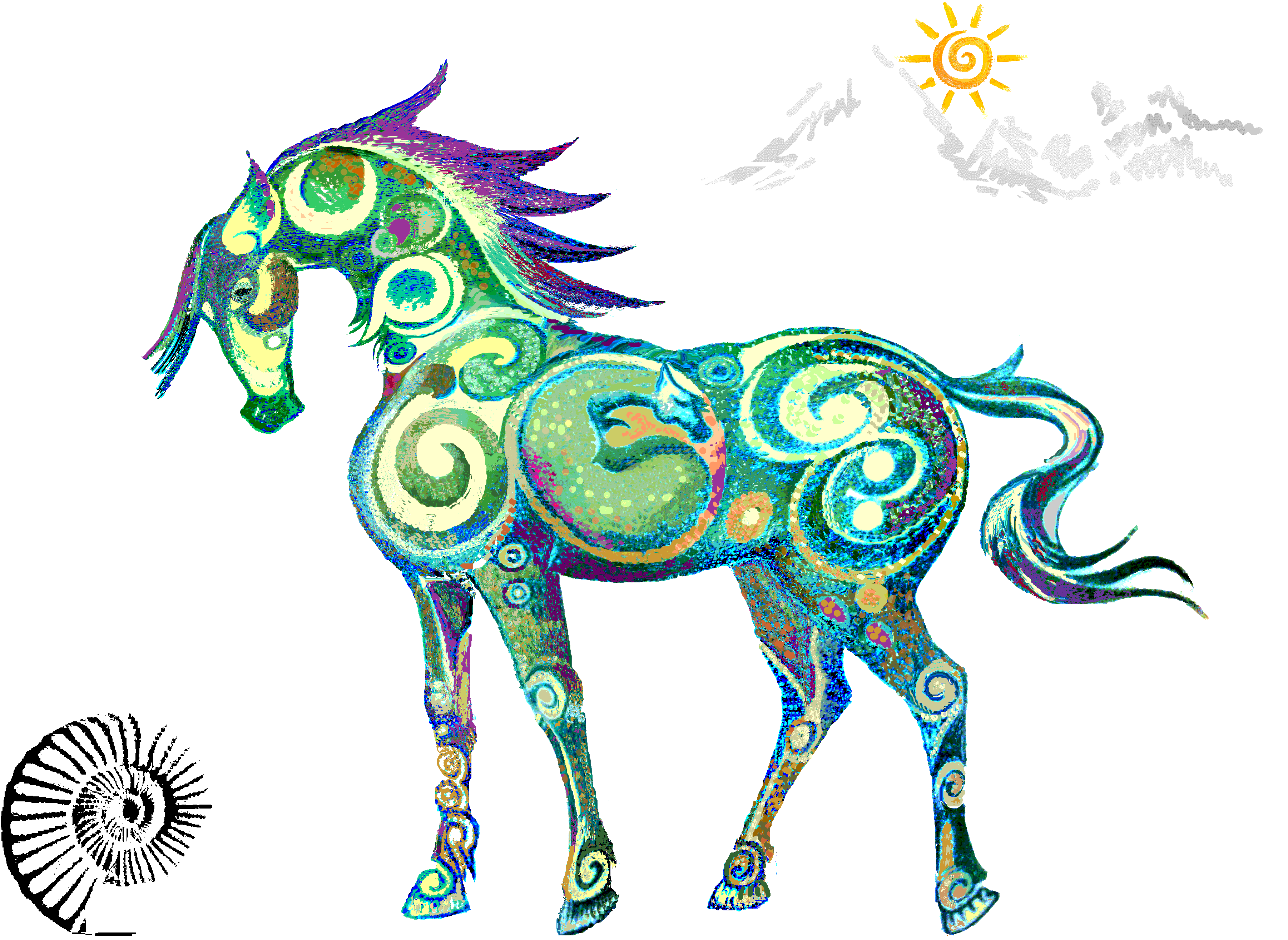 Logo de les chevaux de roquepine